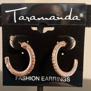 Taramanda Gold-Tone Fashion Hoop Earrings